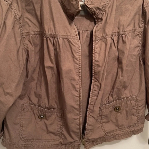 Michael Kors Cropped Olive Green Jacket - Picture 7 of 12